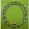 Bundela Gems Collana multi lunga 32"" con perle e labradorite e pietre preziose rondelle s...