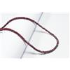 Bundela Gems Bellissima collana girocollo 18'' con perline e pietre preziose rondelle sfac...