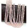 Bundela Gems Pietra preziosa rotonda liscia al quarzo rosa naturale AAA + filo di perline ...