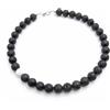 Bundela Gems Collane A++ Natural Lava Rock Liscio Rotondo Gemma Perline Allevia Stress 18''