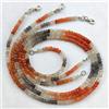 Bundela Gems Collane perline Rondelle sfaccettate pietre preziose A++ naturali 3-4 mm 24""