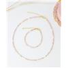 Bundela Gems Collane di perline rotonde con pietre preziose sfaccettate A++ delicate perle...