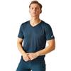 Regatta T-Shirt da Uomo a Maniche Corte con Scollo, Denim Moonlt, S