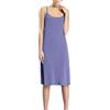 Jamron Donna Taglie Forti Abito Sottoveste Lunga con Spalline Sottili Camicia da Notte Elegante Senza Maniche (S-5XL)