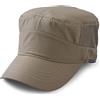 Pyrafox Cappelli militari da uomo 56-63CM XXL impermeabili da donna cappelli da sole militari laterali in rete, cachi, XL/XXL