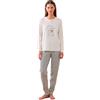 Noidinotte; more than pyjamas Noidinotte - Pigiama Donna Caldo Cotone Articolo Dog. - M Panna