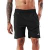 Yawho, pantaloncini sportivi da uomo, pantaloncini corti, da corsa, ad asciugatura rapida, con tasca con cerniera, per allenamento, corsa, fitness