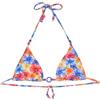 YAMAMAY - Bikini Parte Alta a Triangolo Senza Ferretto, Imbottitura Removibile, Donna, Paloma, Multicolore, Stampa Floreale