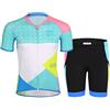Million Trade Set di Maglia Ciclismo per Bambino (Maglia Bici a manica corta + Pantaloncini con Imbottitura)
