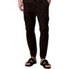 Calvin Klein Uomo Pantaloni Cargo Elastic Ripstop Skinny Fit, Nero (Black), S
