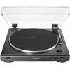 AUDIO TECHNICA Audio-Technica AT-LP60XUSB Giradischi a Cinghia Completamente Automatico USB 2.0 Preamplificatore Fono colore Grigio Metallico