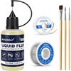 WUHANDAT Flussante per Saldatura a Stagno 30ml,Stagno per Saldare,Sn 99,3 Cu 0,7