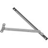 STOBAZA Limitatore Apertura Finestre in Acciaio Inox Cerniera Regolabile senza Foratura per Finestre Battente e Scorrevoli Sicurezza Domestica Barra Estensibile
