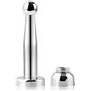 ONNIJUN Fermaporta magnetico, 12,7 cm, fermaporta magnetico in acciaio inox, montaggio a parete a pavimento, chiusura morbida, fermaporta magnetico, colore: argento