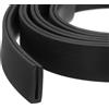 QUARKZMAN Profilo A U Per Bordi, Lunghezza 4 Metri Guarnizione In Gomma Protettiva Per Bordi Tipo Piatto Adatto A Bordi Da 2mm, (6mm L X 20mm A) Nero