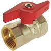 Somatherm for You - Valve con una doppia sfera femmina femmina femmina - Controller farfalla - Passaggio standard - Impermeatura rinforzata con 2 giunti tori