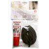MBM Kit guarnizione vetro stufa pellet camino sportello 10 mm. 2,5 mt + silicone HT 60 ml. treccia tonda