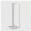 Idralite Porta doccia a soffietto in PVC 90 cm H 185 mod. Giglio con apertura laterale