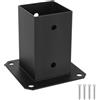 McBlast 1 Pz Supporto Palo con Manicotto Terra 90x90x150 mm | Staffa Ancoraggio Avvitabile, per Travi Legno, Gazebo, Recinzione, Montaggio Facile, Robusta