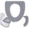 Generico Copriwater Universale Pieghevole Portatile in Plastica per Adulti, Tavoletta WC Antiscivolo, Asse WC e Coperchio Water Decorativo, per Viaggi, Facile da Pulire