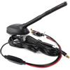 Headerbs Antenna Attiva DAB, Antenna FM DAB per Auto Antenna Amplificata Attiva per Segnale Auto Universale Antipolvere con Montaggio Sul Tetto Superiore