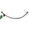 MBM Flessibile r. inox manichetta gas FF/sx cm 100 X CENTRALINA BOMBOLA Made in Italy
