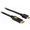 Delock Adapter DELOCK Displayport-St.High Speed HDMI-St. 3,0m Gold [bk] [82435]