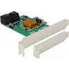 Delock Scheda di interfaccia e adattatore Delock 4Port SATA PCIe [90382]