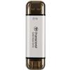 Transcend SSD esterno 2TB Transcend ESD310S Usb-A/Usb-C 10Gbps Argento [TS2TESD310S]