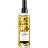 Gliss Schwarzkopf GLISS Express - Latte districante con olio prezioso, nutriente, protegge fino a 230 °C, districa e nutre intensamente, capelli secchi e sfilacciati, cura normale, senza risciacquo, 200 ml
