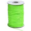 Whakano 80 m x 2 mm di filo di cera di poliestere, corda rotonda in similpelle, resistente agli strappi, per bracciali, fai da te, collane, macramè, confezioni regalo, verde brillante