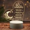 KAAYEE 40 Anni Di Compleanno Donna Luci Notturne | Idee Regalo Compleanno per Donna Mamma Amiche Sorella Figlia