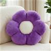 Aryan Cuscino per fiori, cuscino da pavimento, estetico Preppy, per auto, divano, sedia (viola, 38 cm)