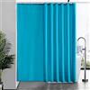 Furlinic Tende Doccia Anti-Muffa Tessuto in Poliestere Grande Tende Doccia Impermeabile Lavabile Tenda Vasca da Bagno con 16 Ganci Tenda Doccia Alzavola 240x180cm.