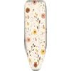 siebe Copriasse da Stiro 140x50 Flower Elastico Universale per Tutte Le Assi da Stiro, Resistente al Calore - Cordoncino di Fissaggio e Stretch-System - Facile da Cambiare