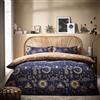 Furn. Set copripiumino matrimoniale Constellation, cotone, poliestere, oro/blu navy, Costel/D02/GNV