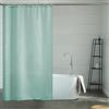Furlinic Tende Doccia Anti-Muffa Tessuto in Poliestere Menta verde Tende Doccia Angolare Impermeabile Lavabile Tenda Vasca da Bagno con 8 Ganci Tenda Doccia 120x180cm.