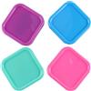 ACOLY 4 cuscinetti magnetici quadrati per spilli - Plastica, contenitore per spilli/aghi da cucito anti-perdita, per cucito e quilting fai da te