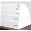 Generic Imbottitura in schiuma ad alta densità, 130 x 130 x 3 cm, imbottitura di ricambio per cuscini da divano, tagliata a qualsiasi dimensione, spugna in schiuma per accessori per la casa