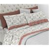 Galeone - Biancheria e Tessuti Completo Lenzuola 100% Cotone - King Size, Letto 180x190 | Set LORRA 2 Federe, Lenzuolo Sopra, Lenzuolo Sotto con Angoli | Cotone - Tessuto Morbido, Traspirante | Made in Italy - GALEONE