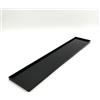 ABEL DESIGN, Vassoio per Pasticceria 50 x 10 x 1 cm, Espositore per Dolci e Finger Food, Vassoio Dolci, Poliuretano, Colore Nero, Made in Italy