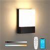 Lightsjoy Applique da Parete Esterno Dimmerabile con Telecomando/APP IP65