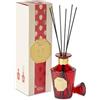 EDG Enzo de Gasperi Profumatore per Ambienti casa con Bastoncini, Bottiglia in Vetro GoldLily 230 ml 4 Varianti (1pz) Moroccan Amber