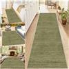 HaeBnug Tappeto Antiscivolo per Corridoio, Tappeto Passatoia Cucina 40 x 60 cm Verde Tappeto per corridoio Lavabile in Lavatrice Tappeti Runner Ingresso Tappeto Lungo per Cucina Bagn e Soggiorno