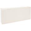 Smandy Scatole Portaoggetti Pieghevole Rettangolare Lungo e Sottile Organizzatore in Tessuto con Manici per Armadi Scaffali Carta Igienica Cestino Portaoggetti Stretto, Cestino Stretto (47*10*20 cm)