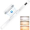 Ferswe Lampada da incasso da cucina a LED, 2000 mAh, touch dimmerabile, senza fili, con indicatore della batteria, 3 temperature di colore, luce da cucina USB per armadi, scrivanie, specchi, cantine