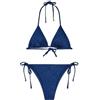 EMPORIO ARMANI Bikini Triangolo Triangolo+Brasiliana Donna Blu M
