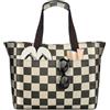 EOIWUY Borsa Mare Donna Grande 35L, Borsa Spiaggia Donna Impermeabile & Anti-Sabbia, Borse Mare XXL Famiglia con Scomparto Bagnato, Beach Tote Bag Pieghevole Leggera per Spiaggia, Piscina, Viaggio