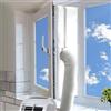 MOEGFY 360CM Guarnizione Universale Finestre per L'aria Condizionatore Portatile Asciugatrice Tutti Climatizzatori Mobili, Mantene l'aria Fredda Impermeabile Antizanzare, Facile da Installare Con Zip