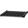 Stalflex Ausziehbarer Fachboden 19" 1U, 350mm, schwarz